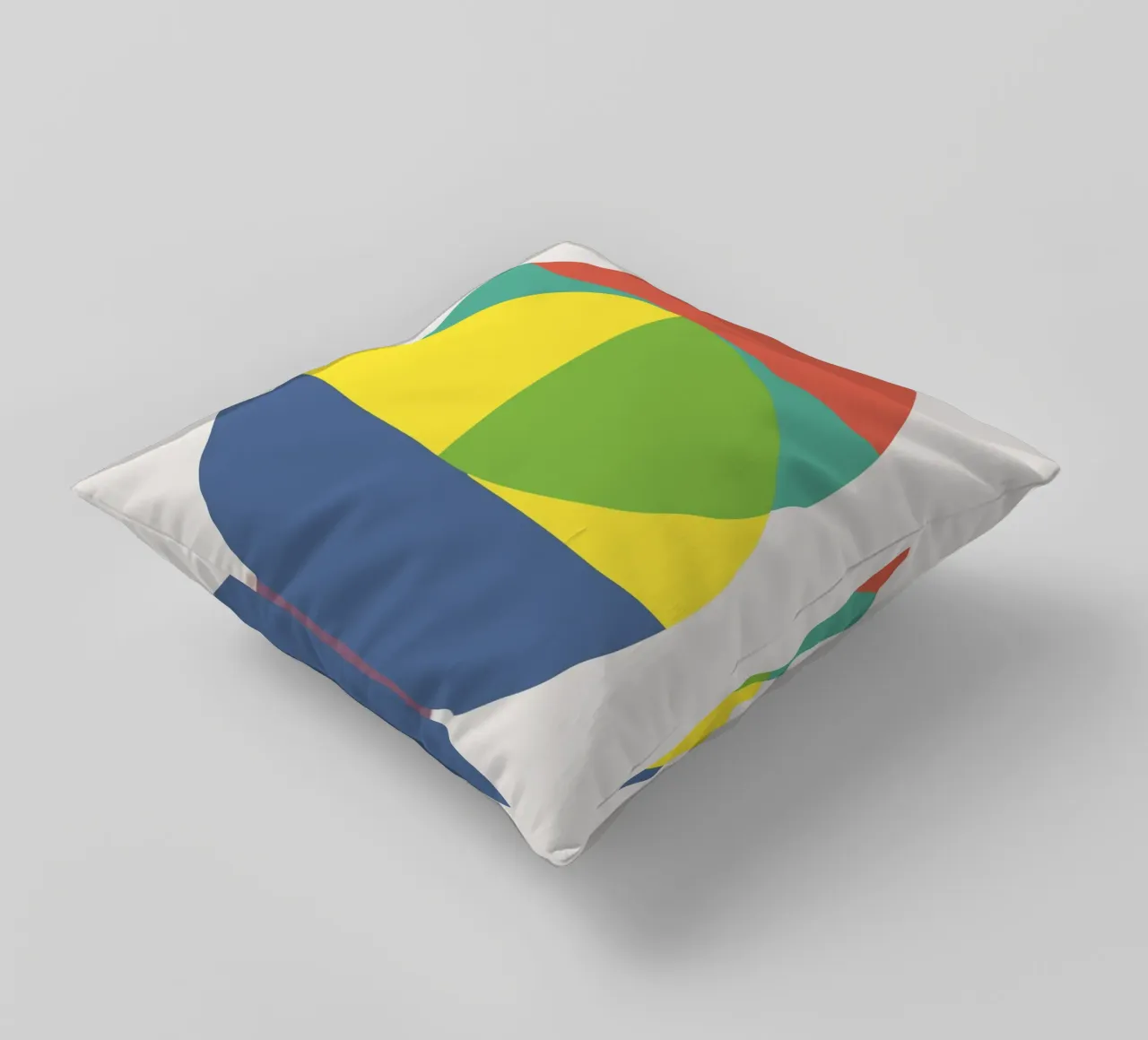 Tri color geometry cuscino da Little Dean
