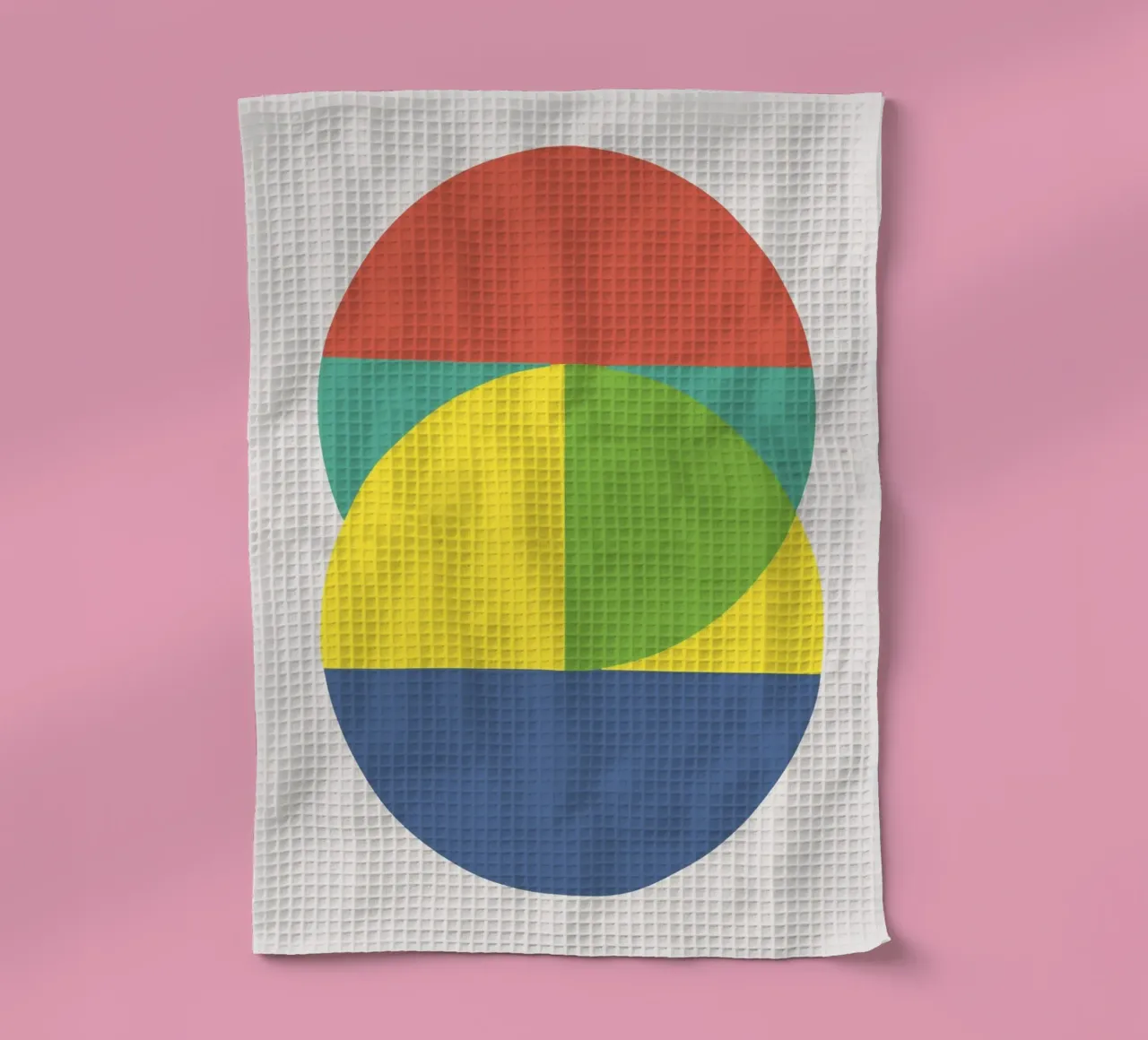 Tri color geometry canovaccio da cucina da Little Dean