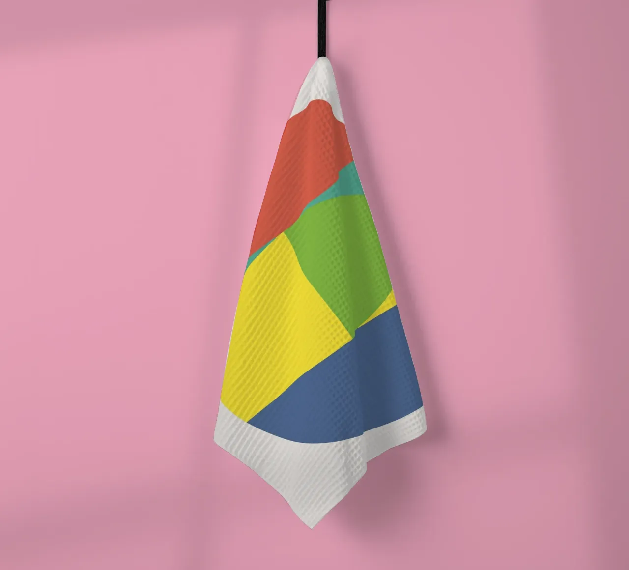 Tri color geometry canovaccio da cucina da Little Dean