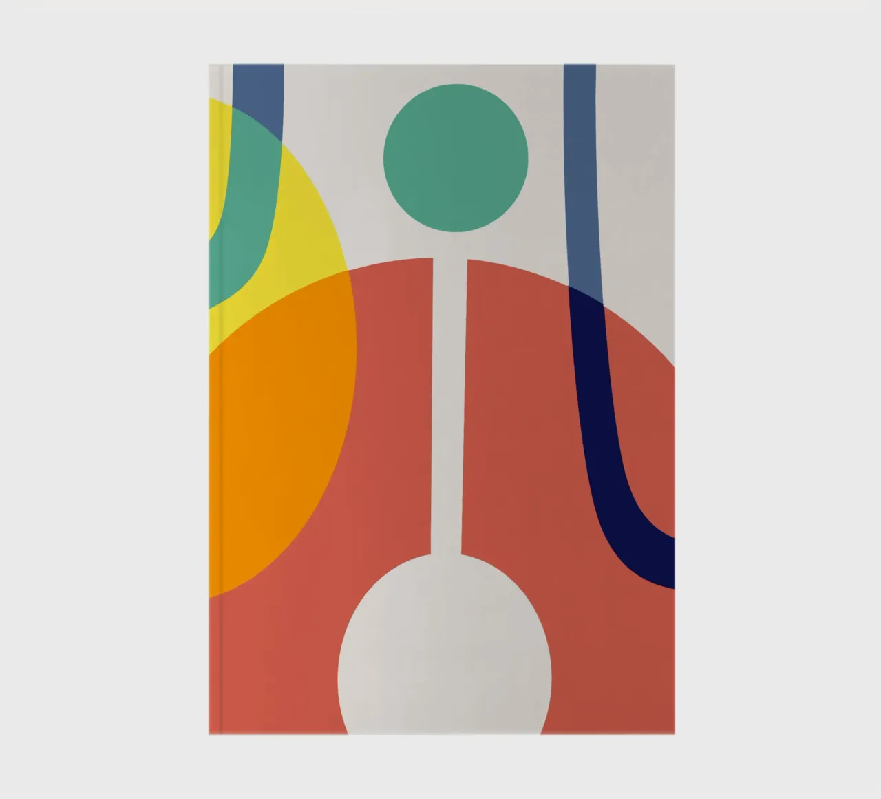 Tri color mash up 18 notebook by Little Dean