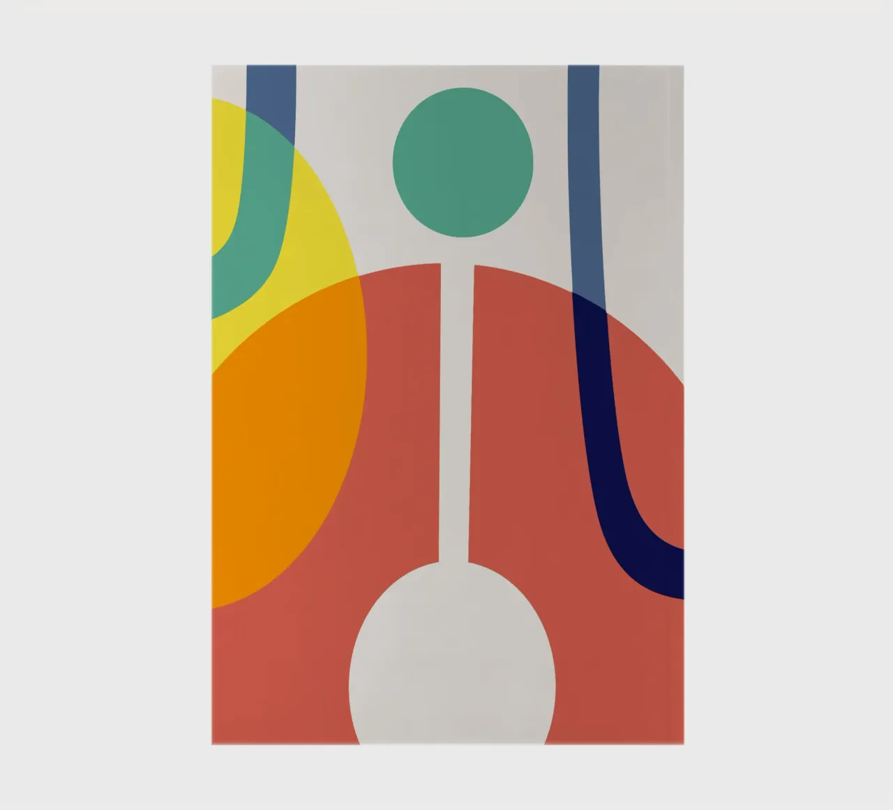Tri color mash up 18 notebook by Little Dean