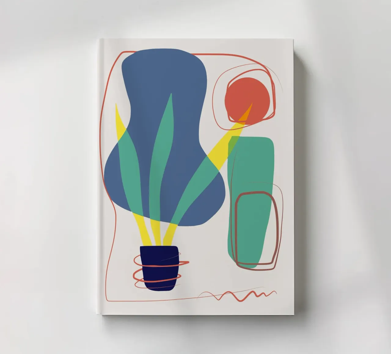 Tri color mash up 19 notebook by Little Dean