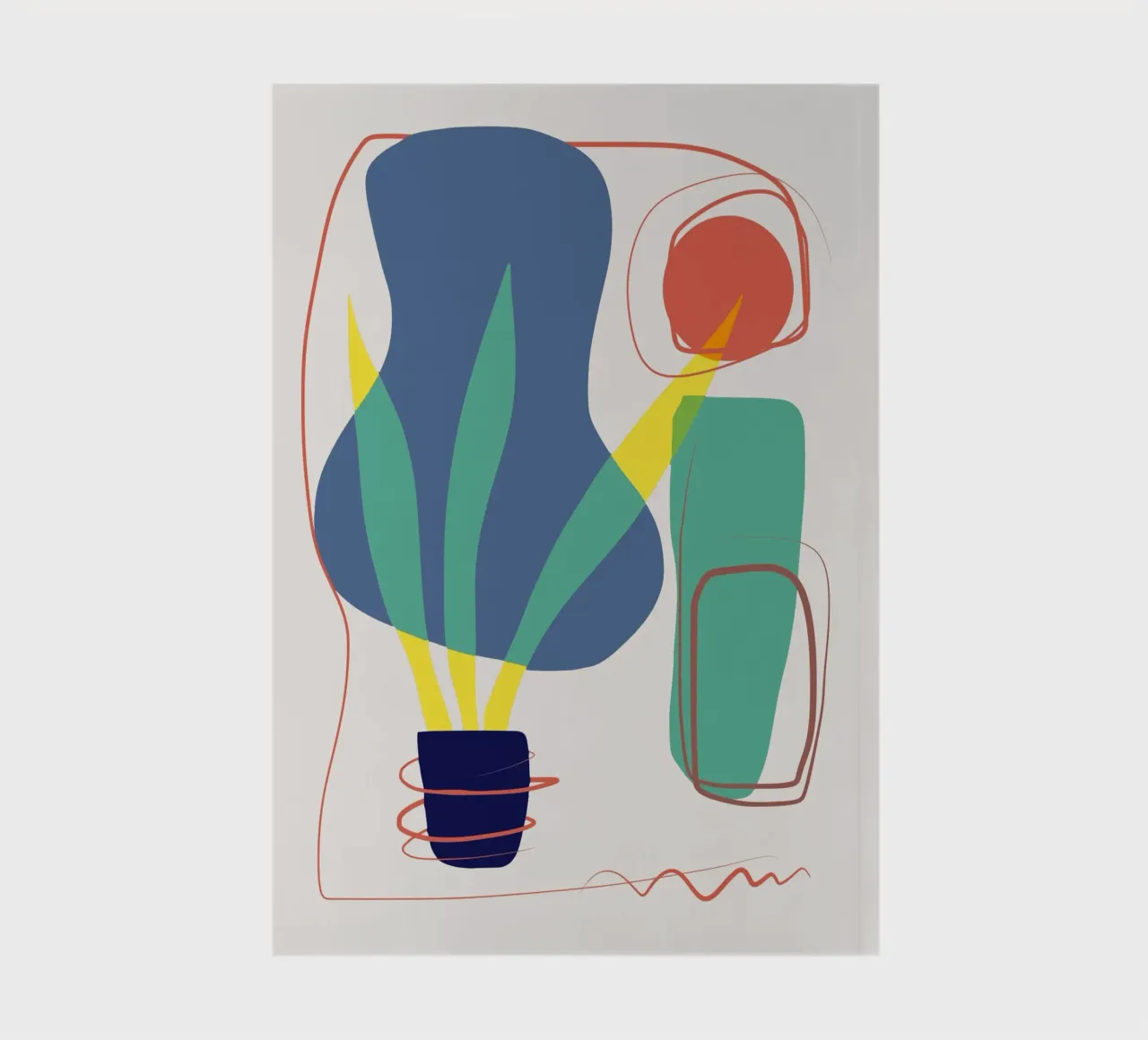 Tri color mash up 19 notebook by Little Dean