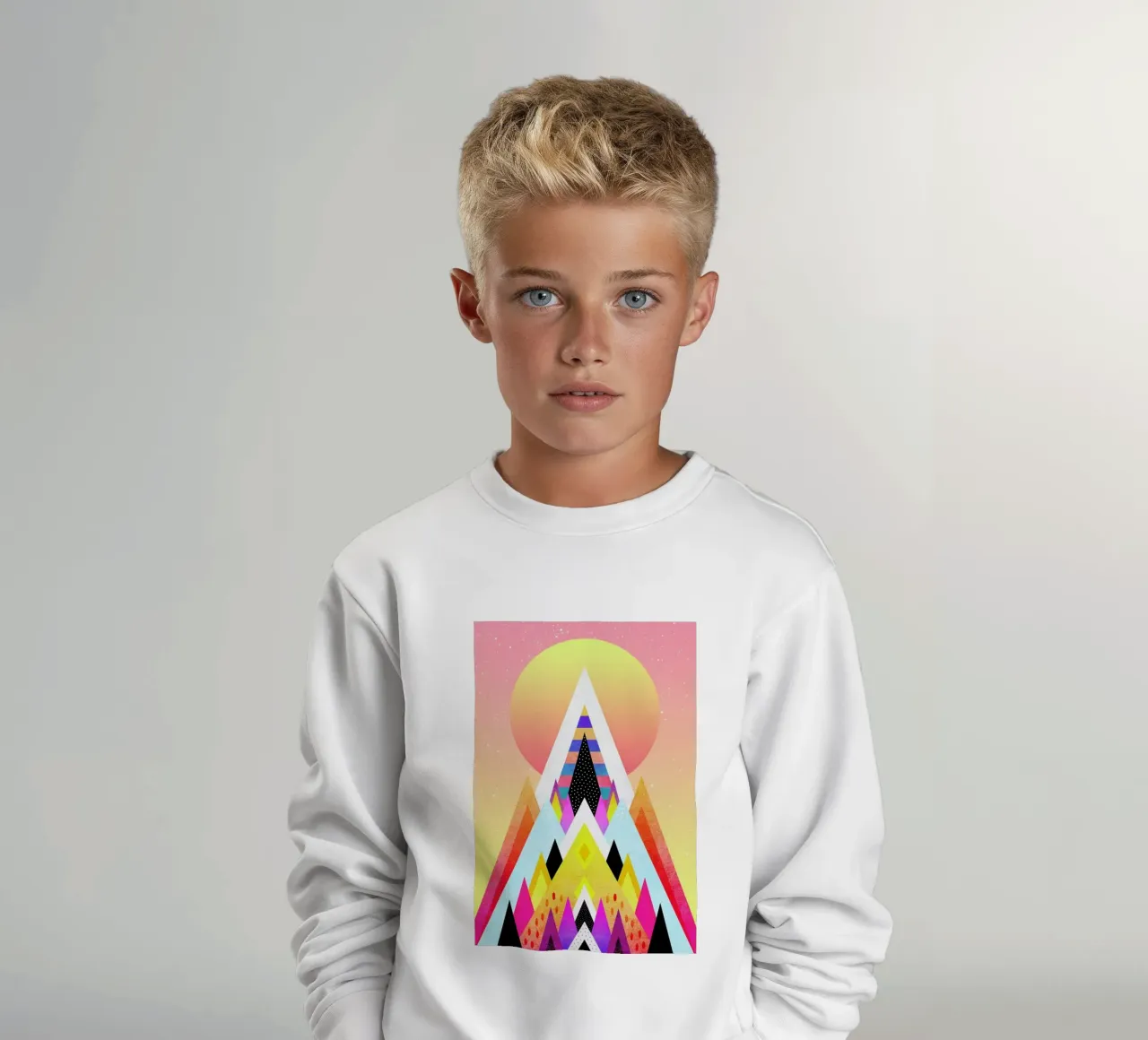 Bubblegum Mountain felpa bambino da Elisabeth Fredriksson
