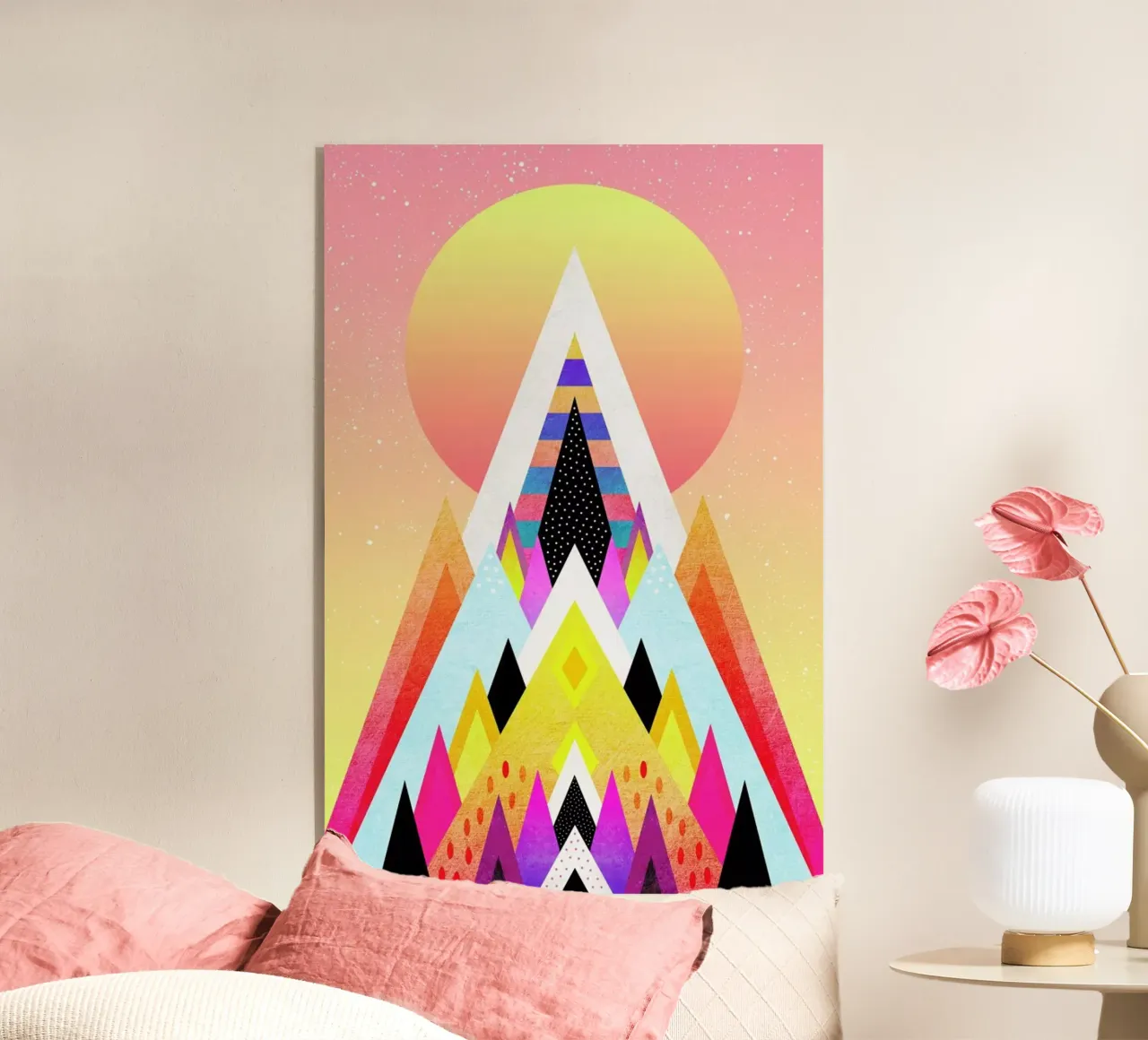 Bubblegum Mountain plexiglass da Elisabeth Fredriksson