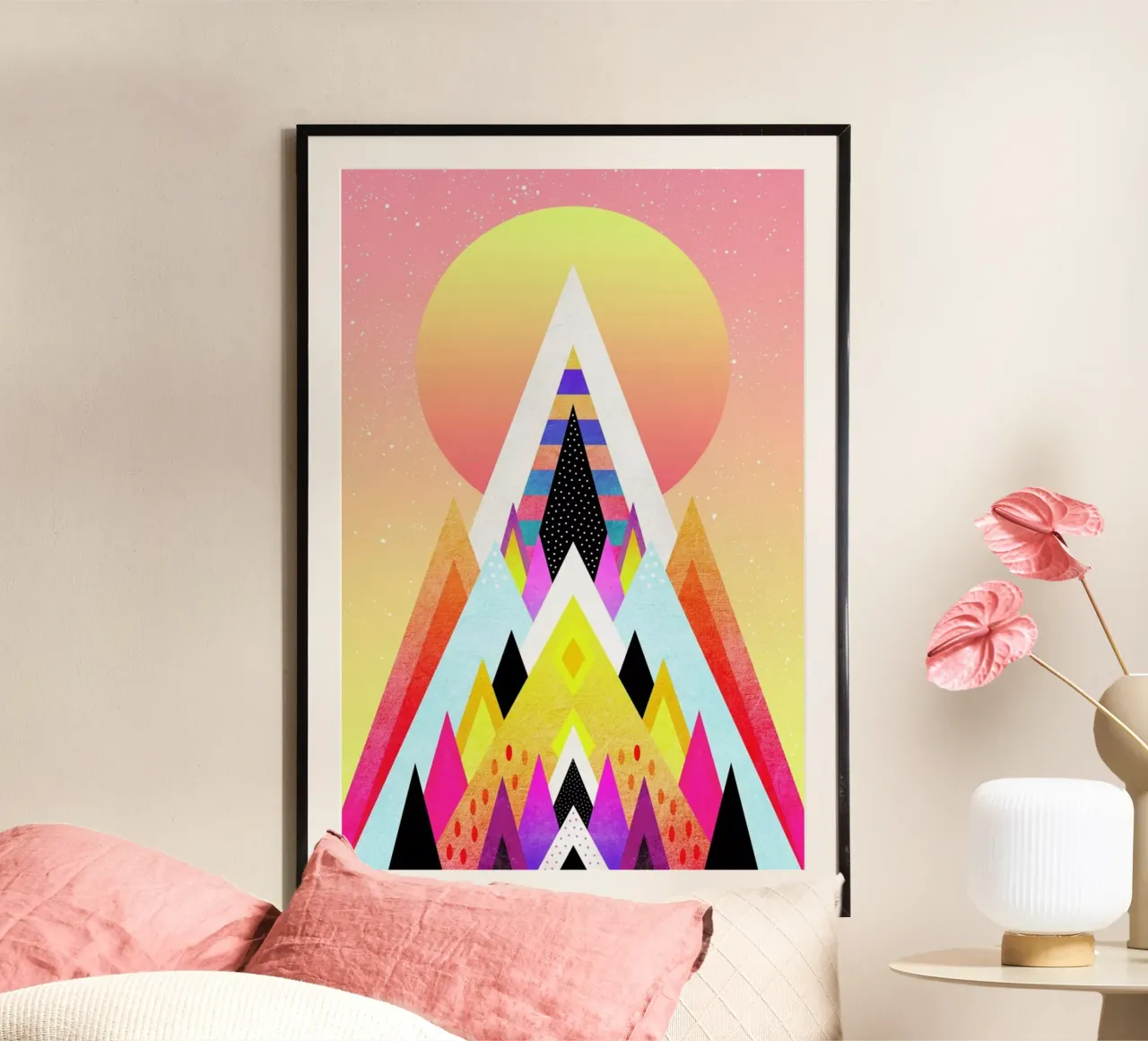 Bubblegum Mountain carta hahnemühle da Elisabeth Fredriksson