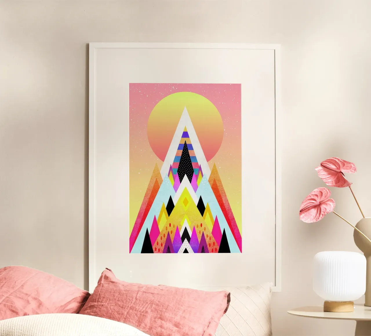 Bubblegum Mountain carta hahnemühle da Elisabeth Fredriksson