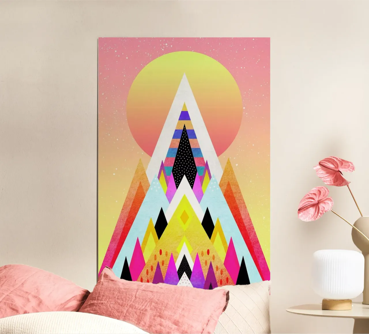 Bubblegum Mountain carta hahnemühle da Elisabeth Fredriksson