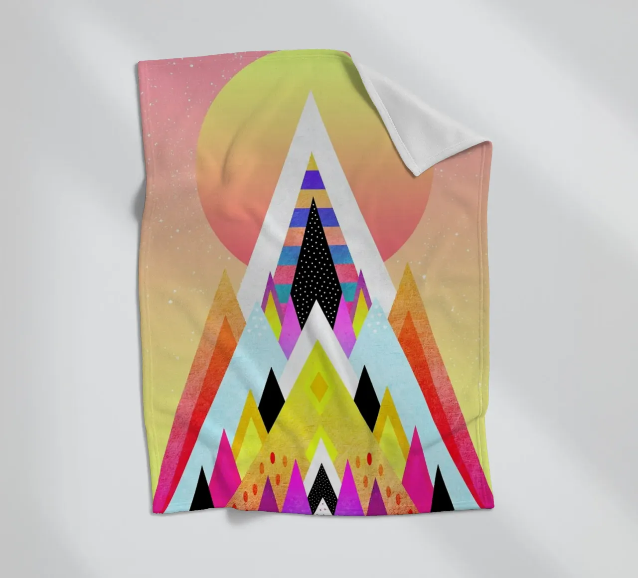 Bubblegum Mountain coperta in pile da Elisabeth Fredriksson