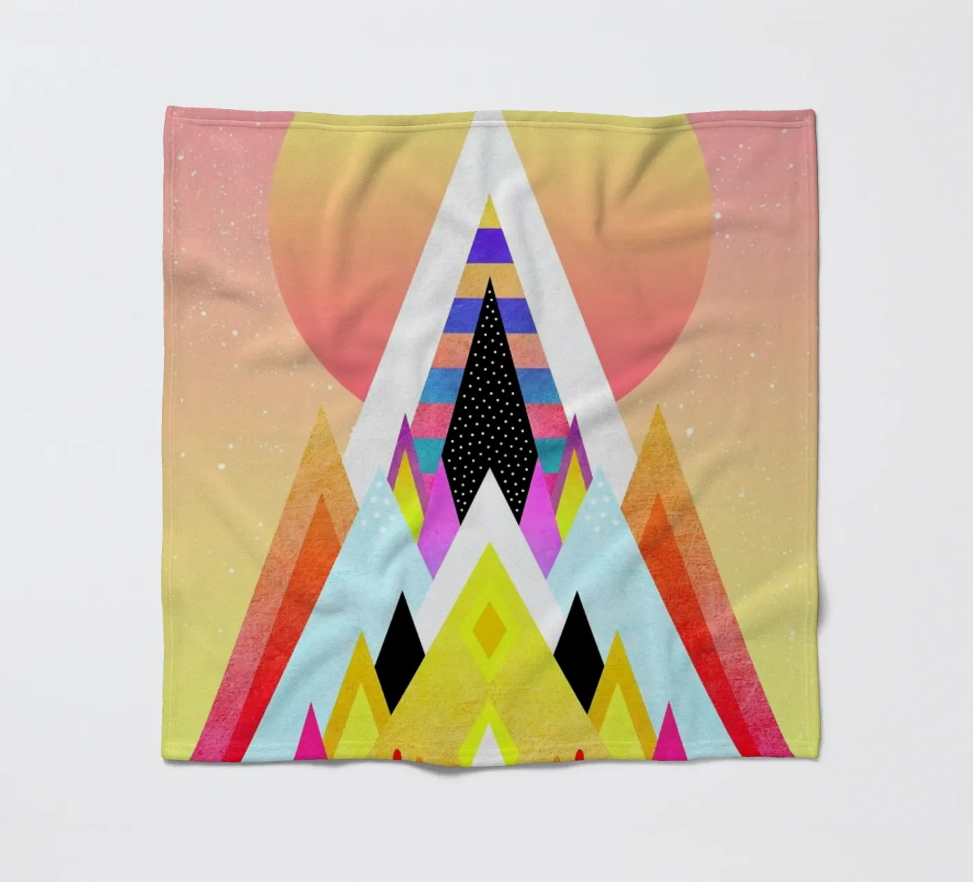 Bubblegum Mountain Fleecedecke von Elisabeth Fredriksson