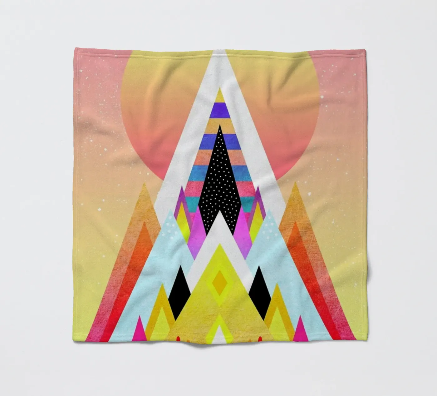 Bubblegum Mountain fleecedeken van Elisabeth Fredriksson