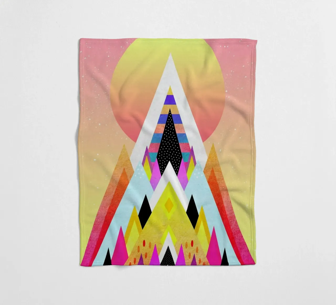 Bubblegum Mountain coperta in pile da Elisabeth Fredriksson