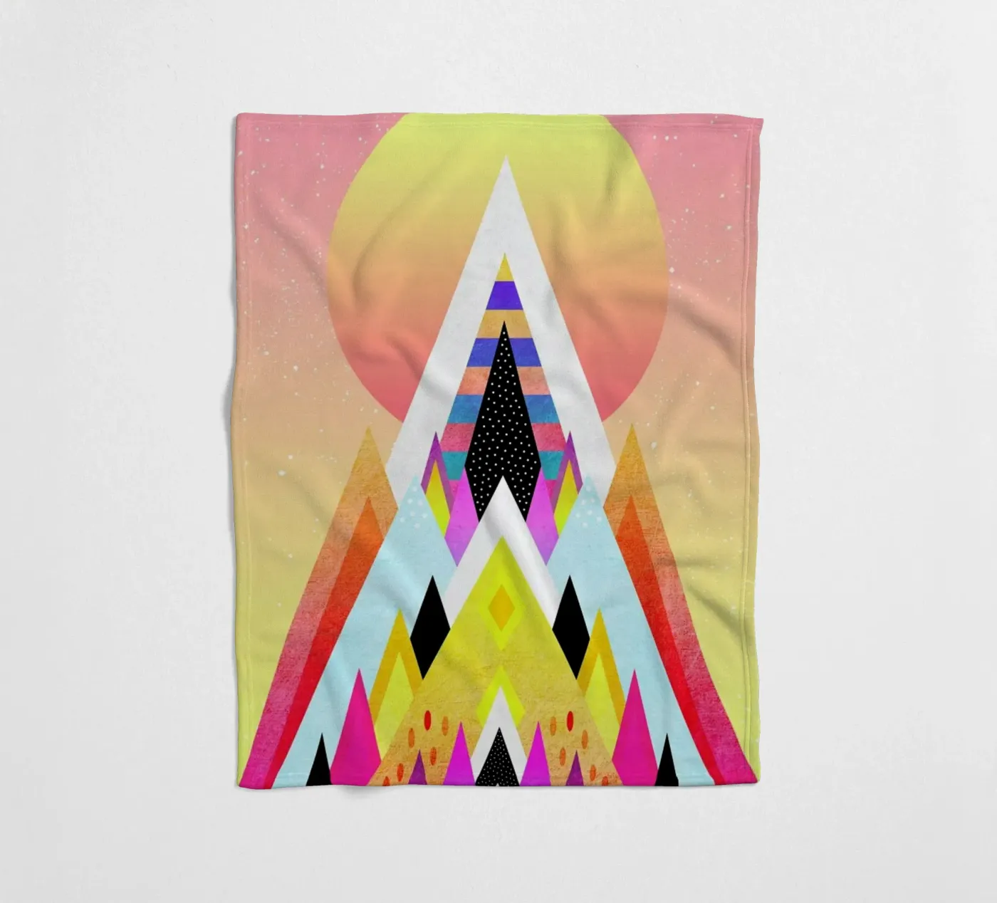 Bubblegum Mountain fleecedeken van Elisabeth Fredriksson