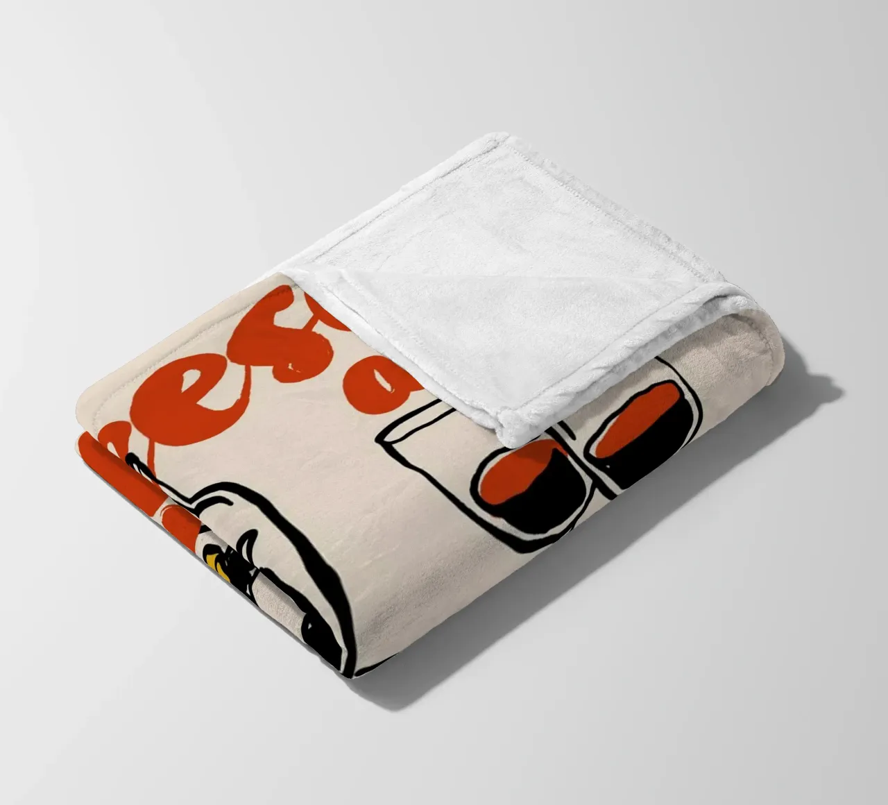 Boho Food 9 Cheese and Wine coperta in pile da Boho Print Collection