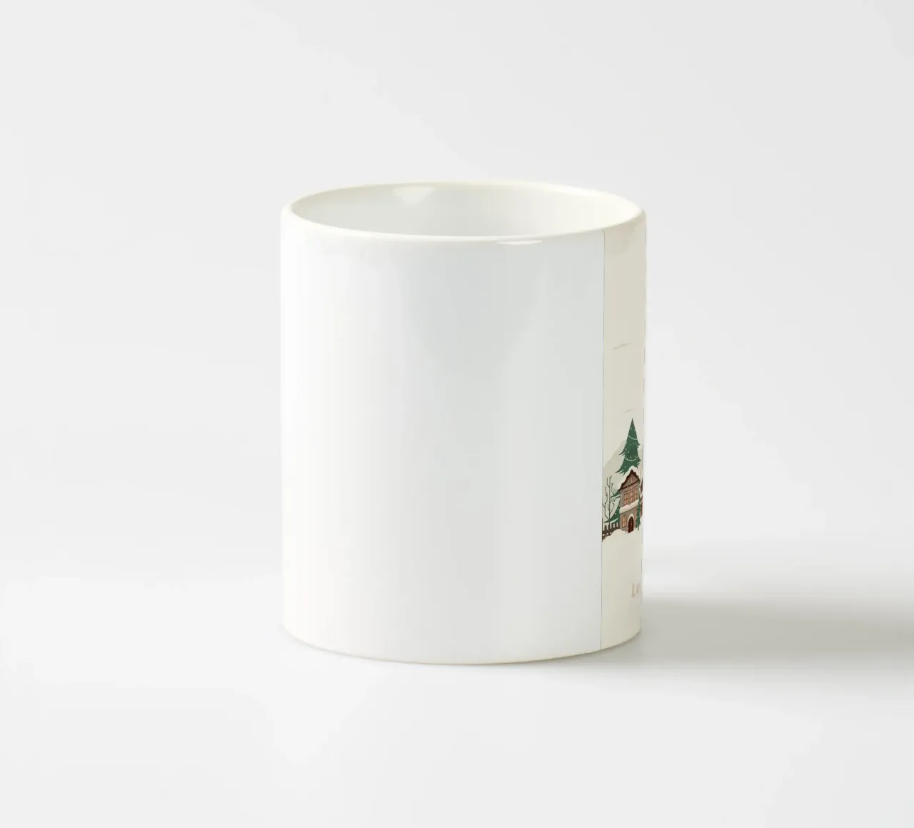 Città del Natale tazza in ceramica da Nina Wolf