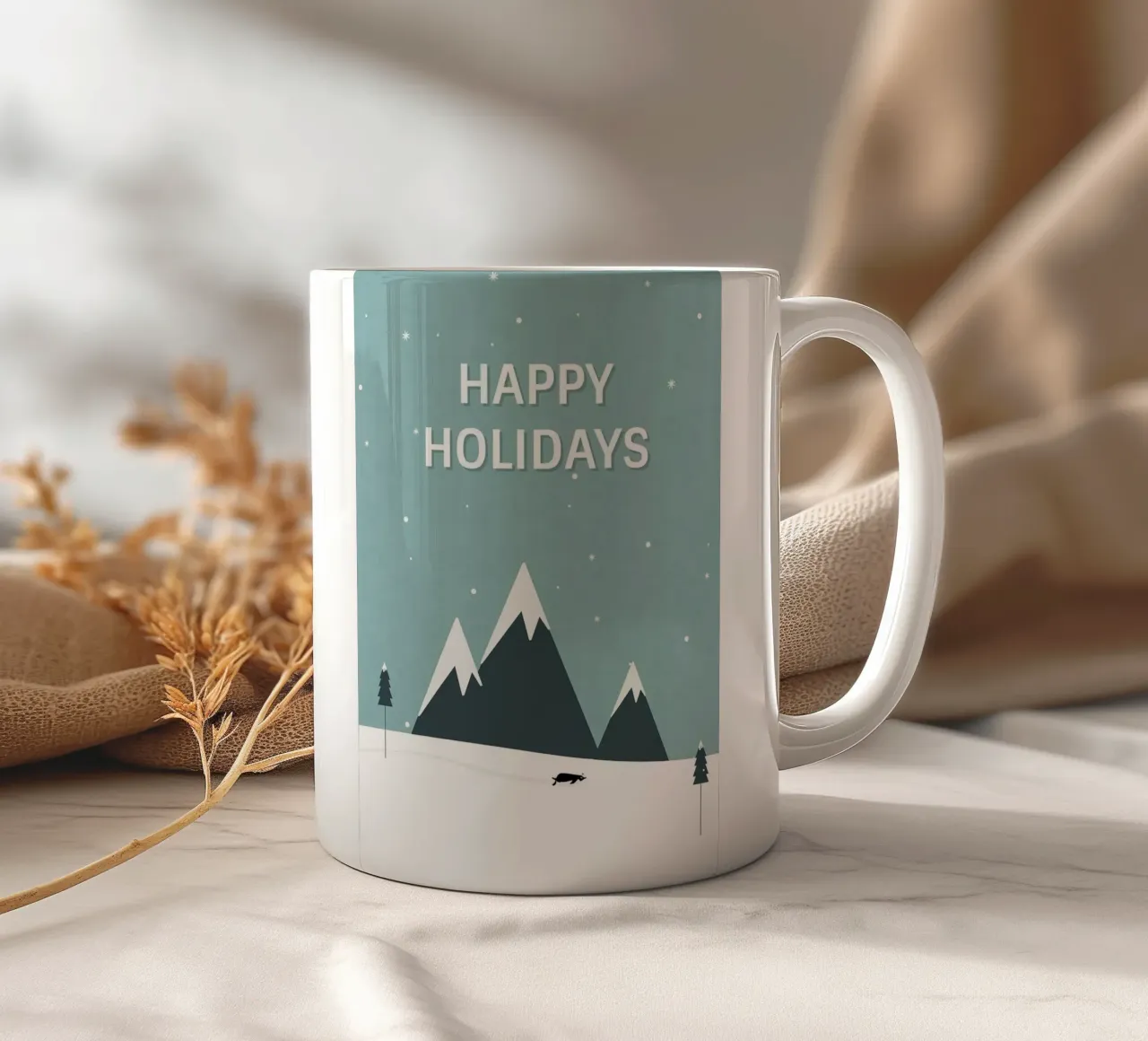 Buone vacanze tazza in ceramica da Nina Wolf