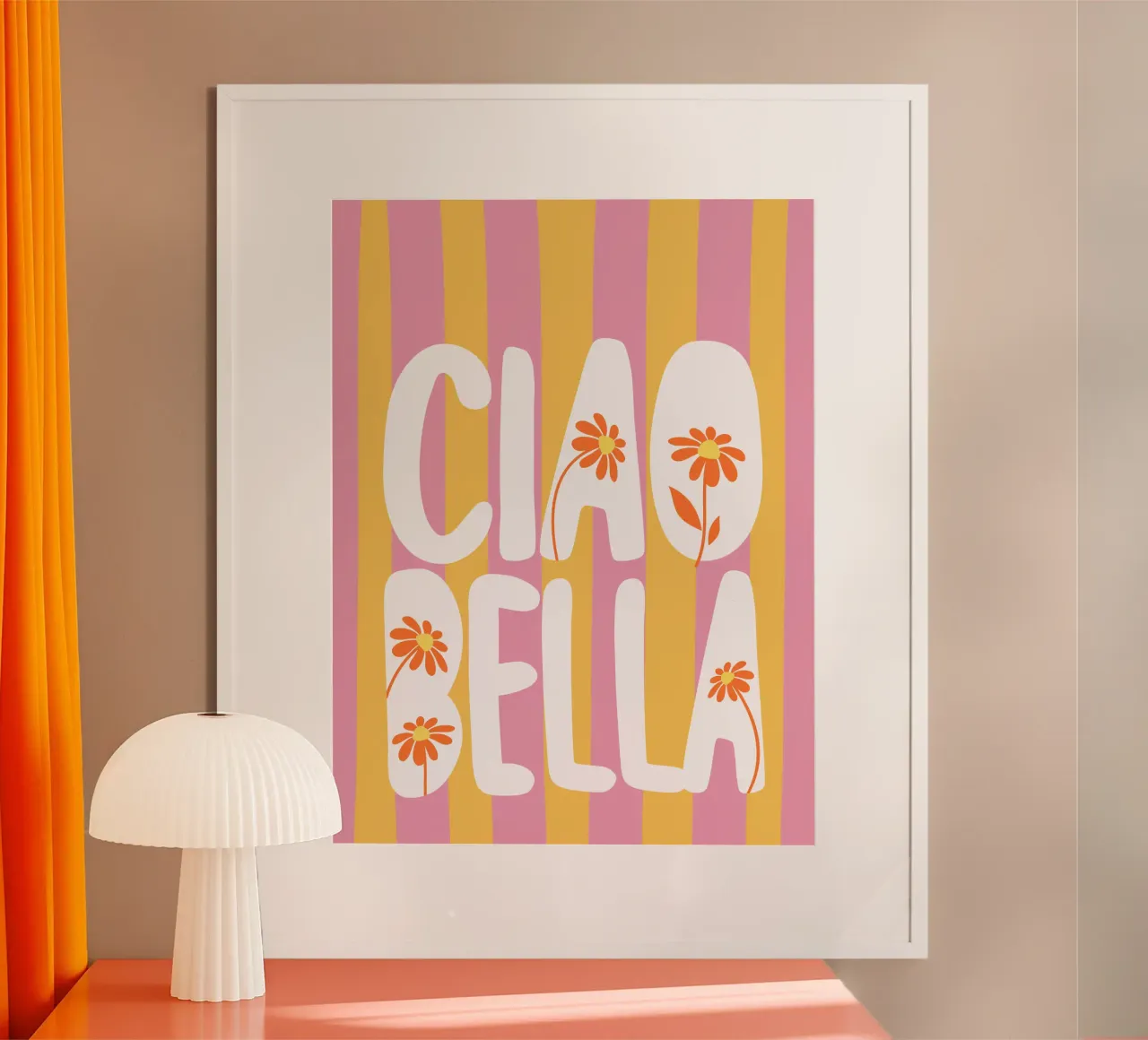 Ciao Bella poster da dericktype