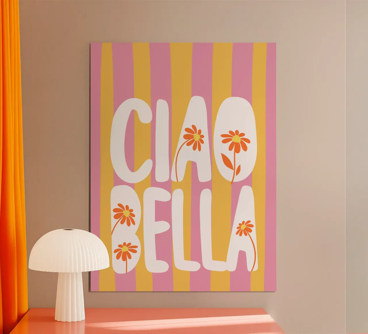 Ciao Bella poster da dericktype