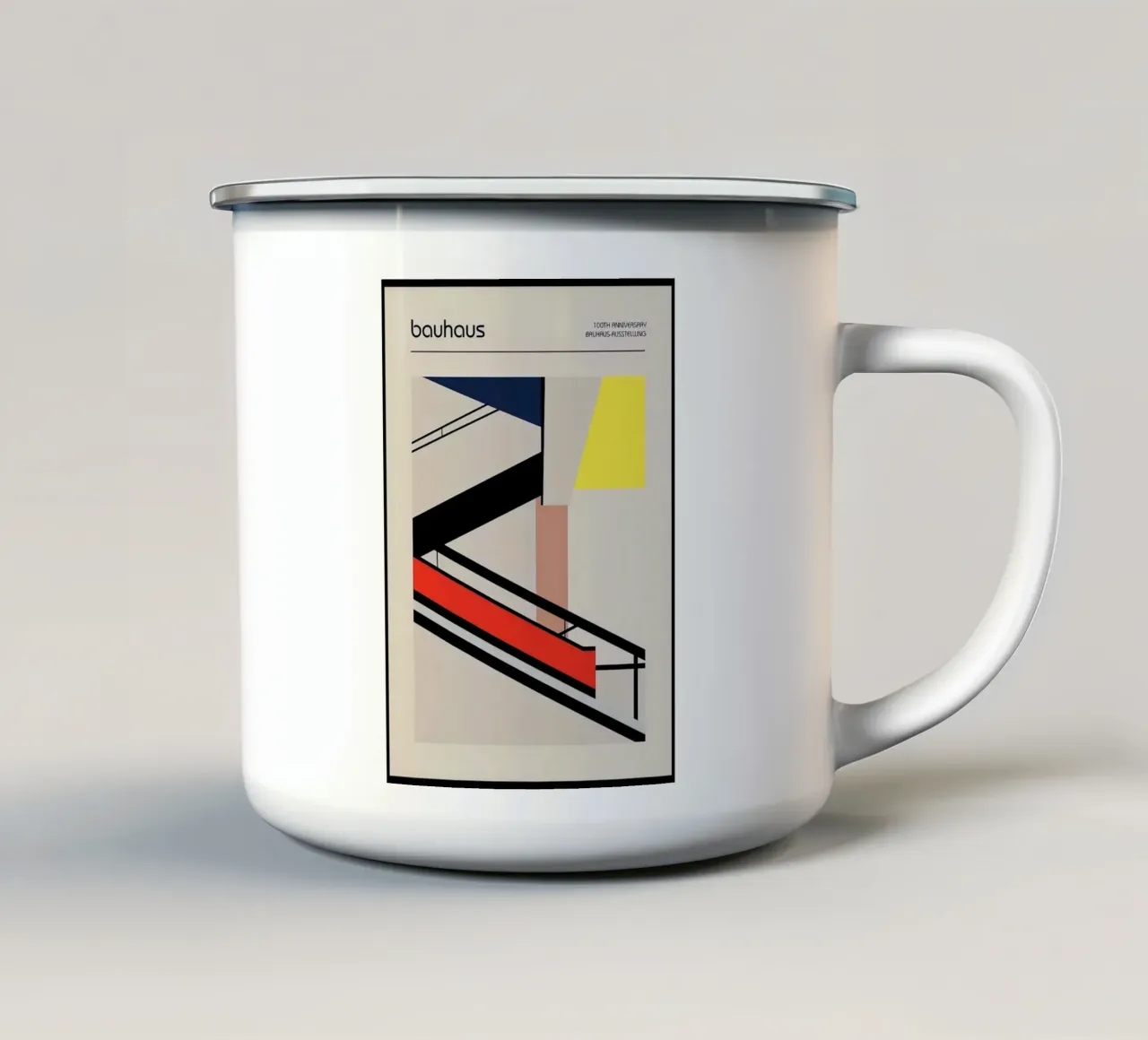 Mostra Bauhaus tazza in smalto da Brooke