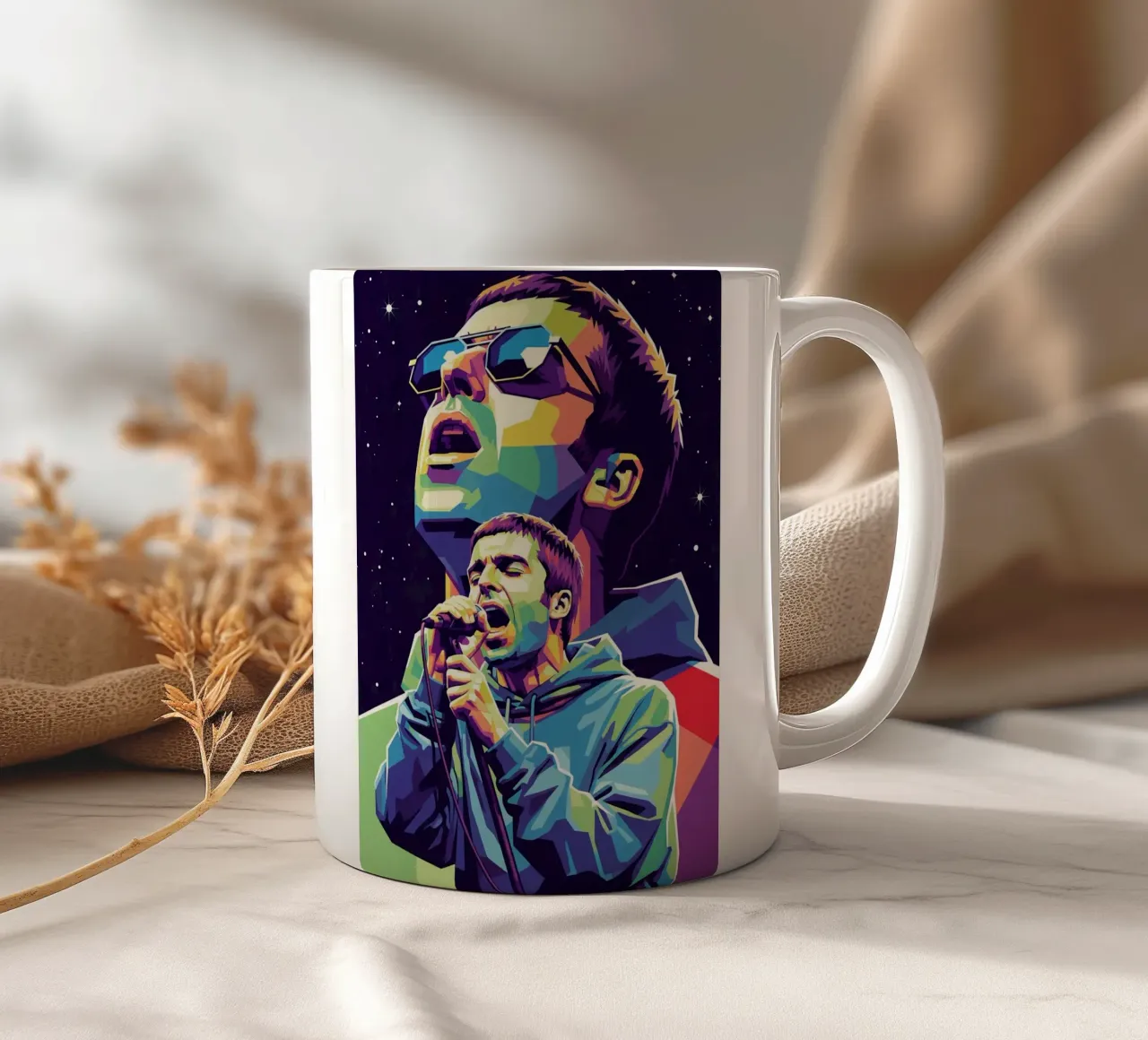 Liam Gallagher - Oasis tazza in ceramica da Hantamrata