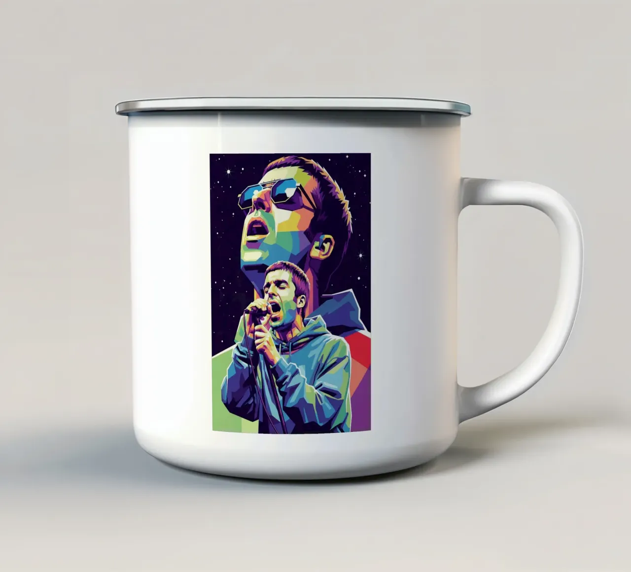 Liam Gallagher - Oasis tazza in smalto da Hantamrata