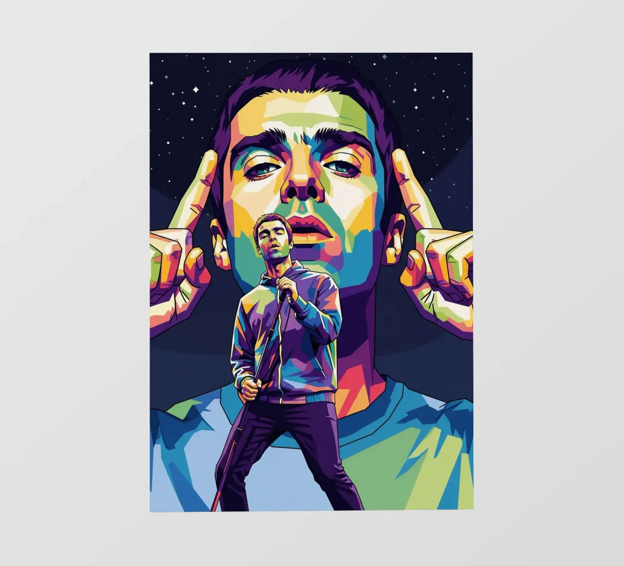 Stile Liam Gallagher telo in pvc da Hantamrata