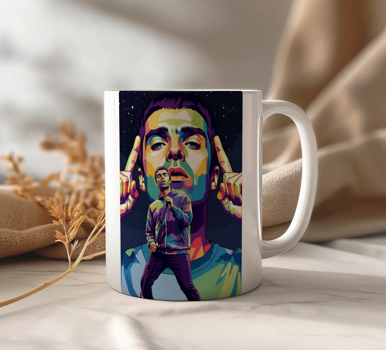 Stile Liam Gallagher tazza in ceramica da Hantamrata
