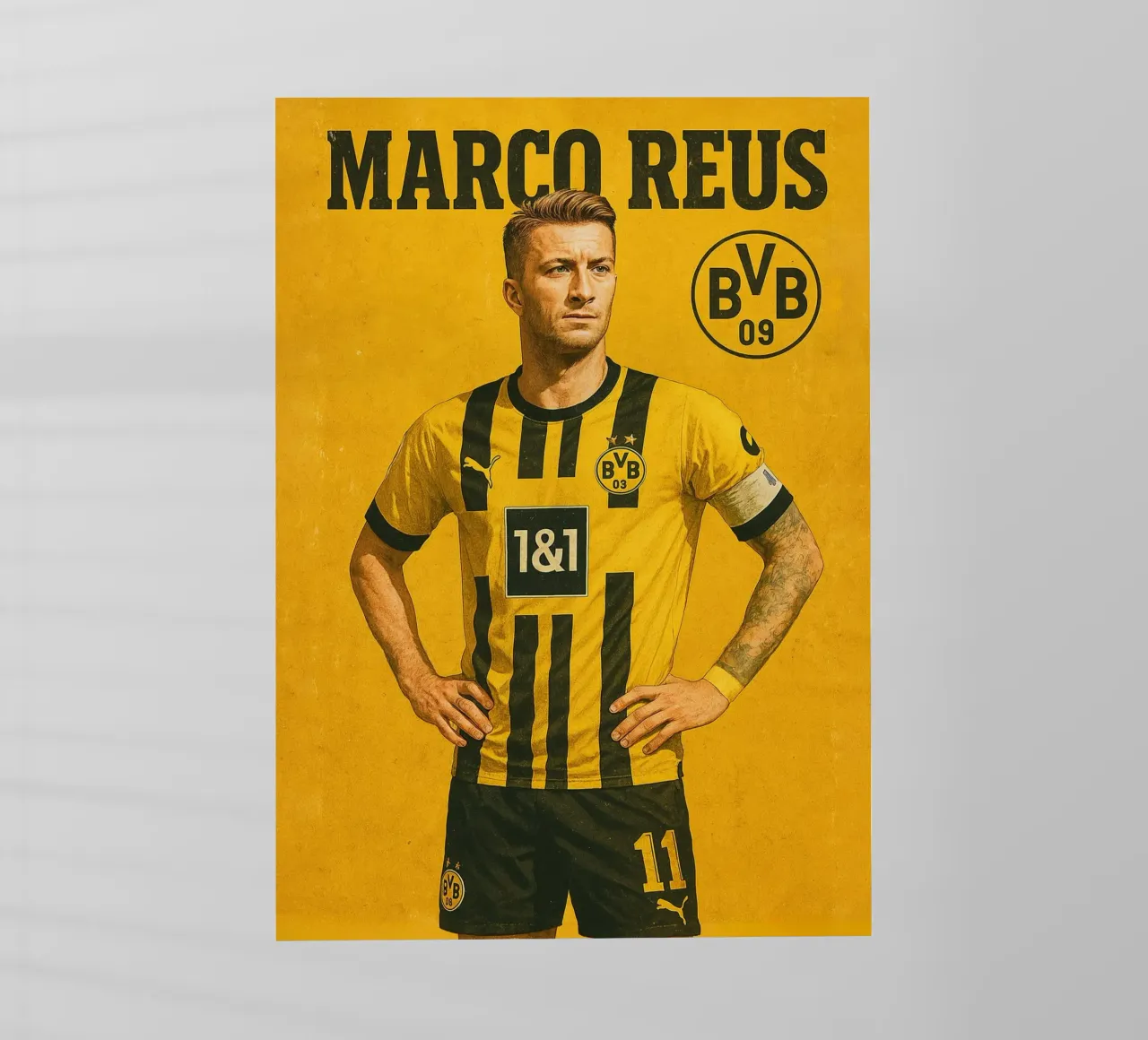 Marco Reus pellicola backlit da Cyberpunk Canvas