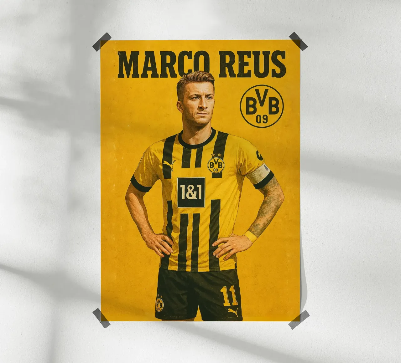 Marco Reus poster da Cyberpunk Canvas