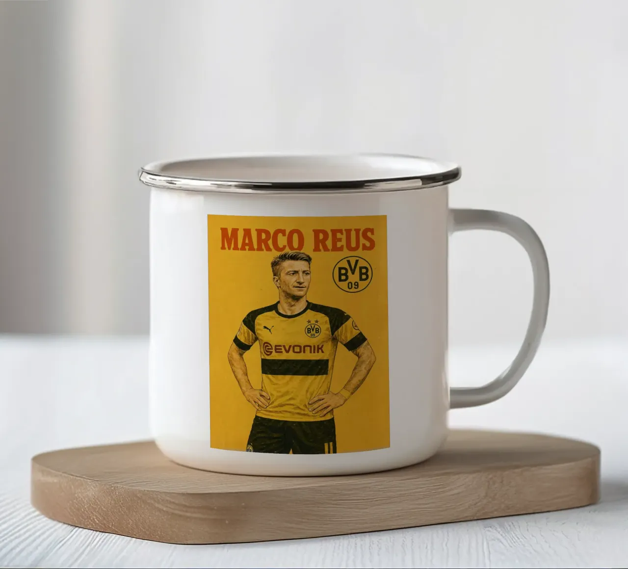 Marco Reus tazza in smalto da Cyberpunk Canvas