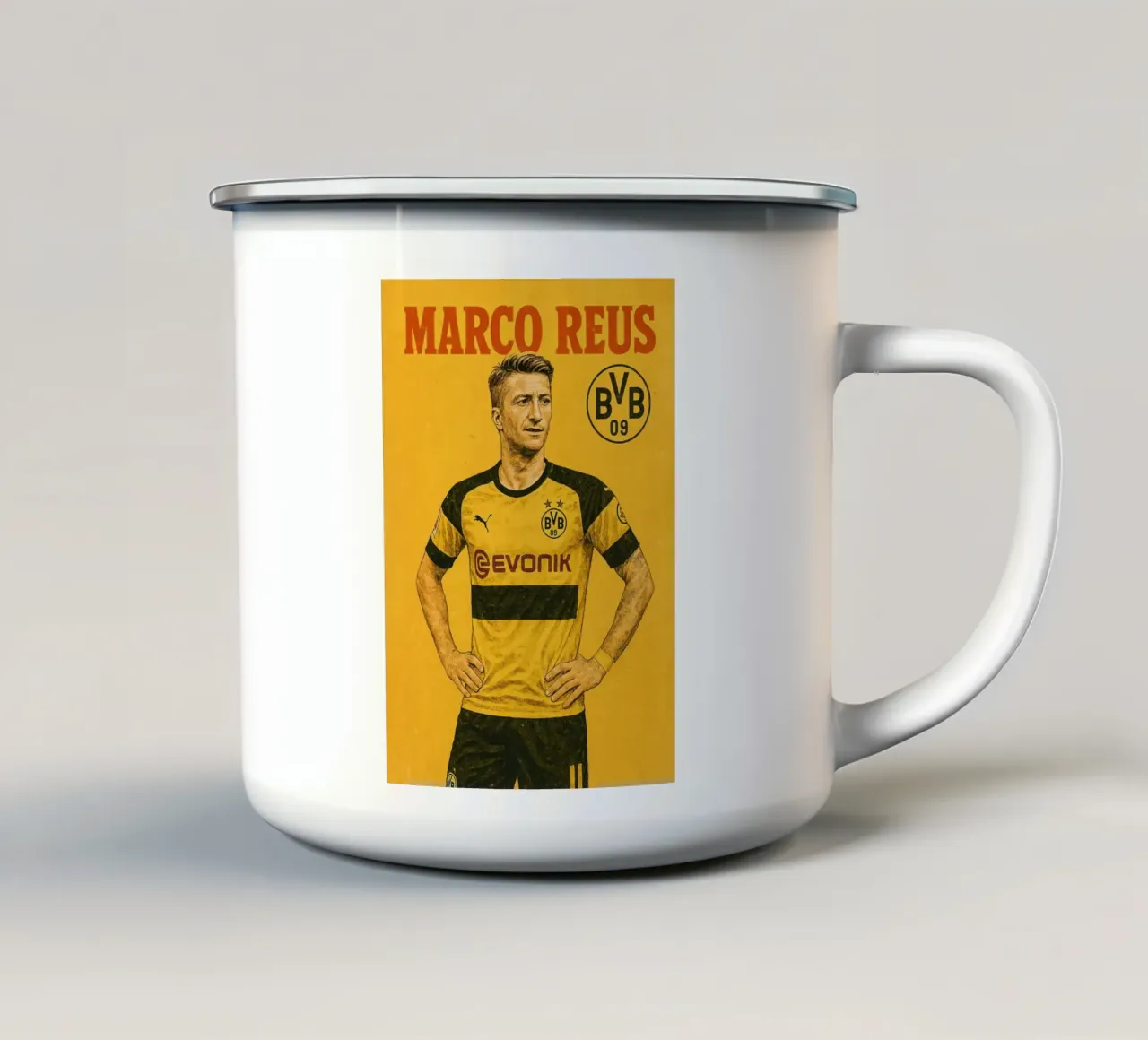 Marco Reus tazza in smalto da Cyberpunk Canvas