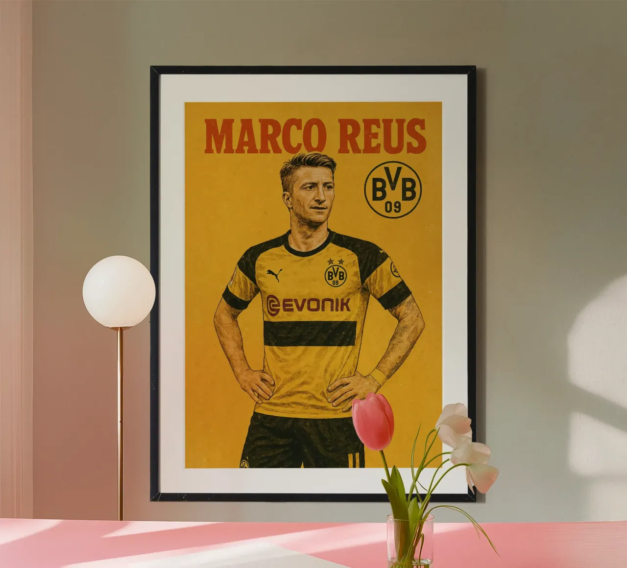 Marco Reus poster da Cyberpunk Canvas