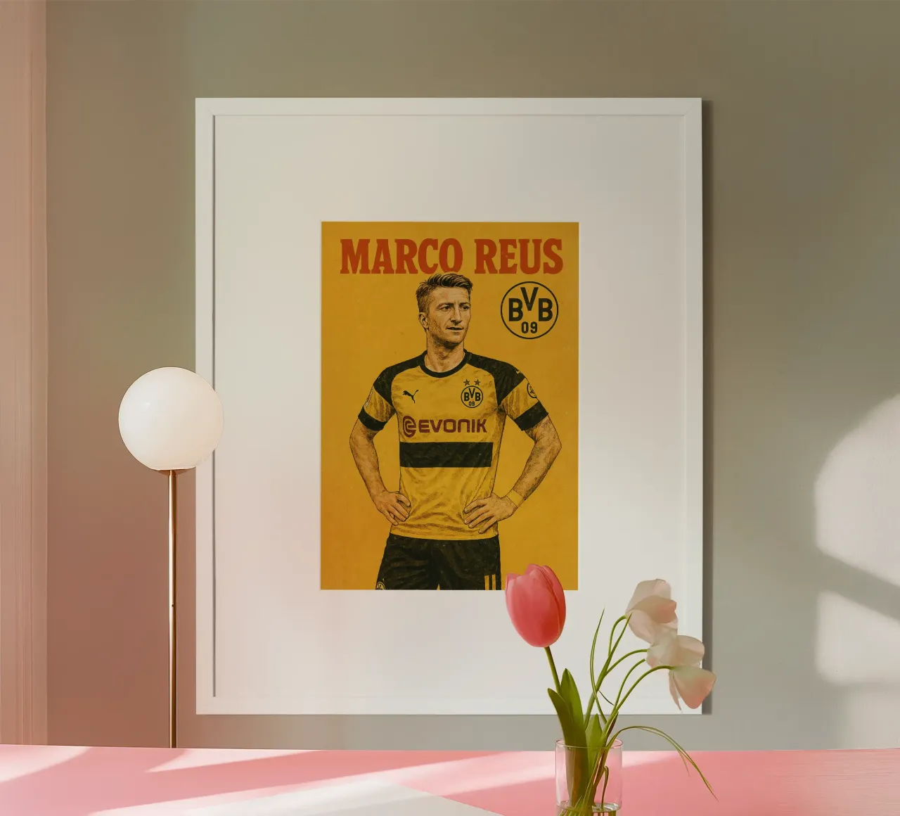 Marco Reus poster da Cyberpunk Canvas