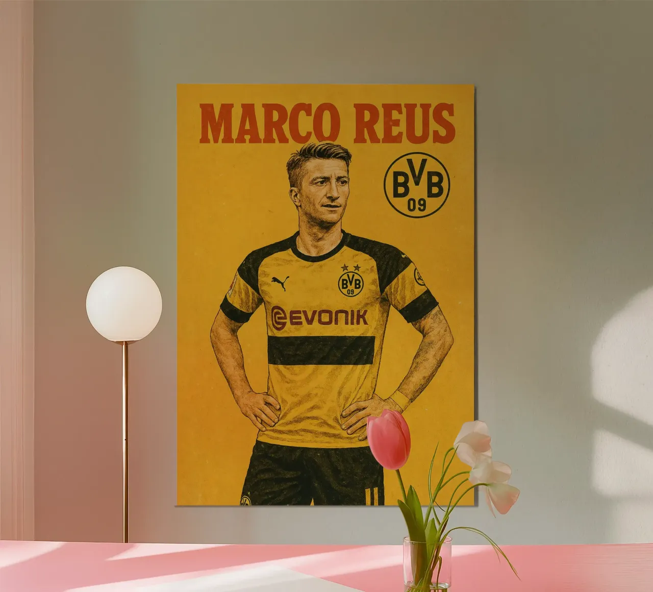 Marco Reus poster da Cyberpunk Canvas