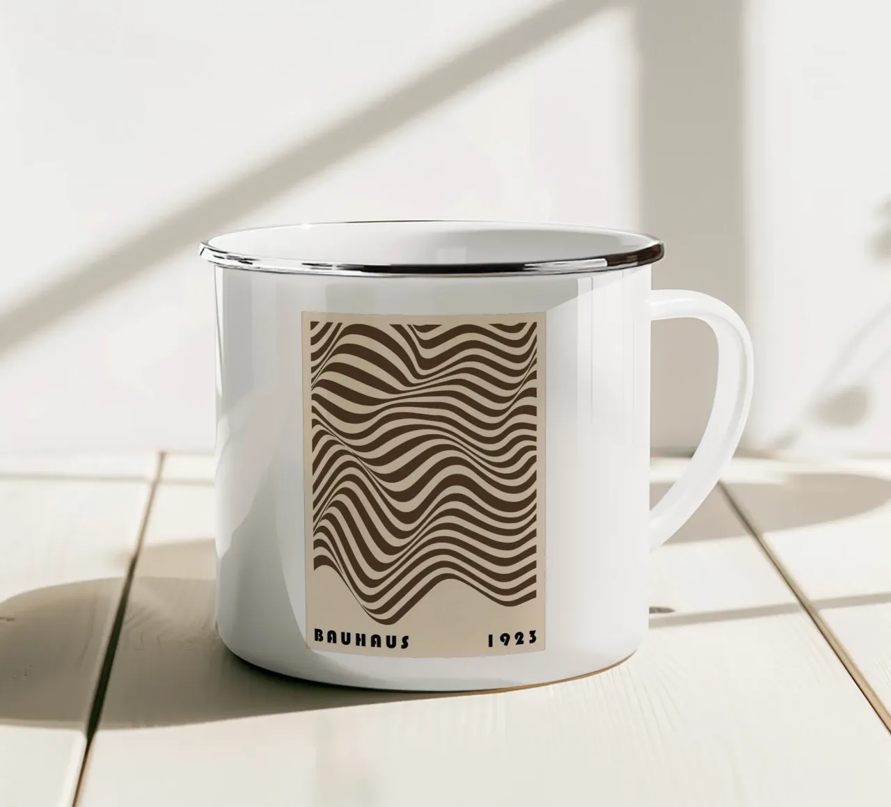 Bauhaus 1923 tazza in smalto da Narciso