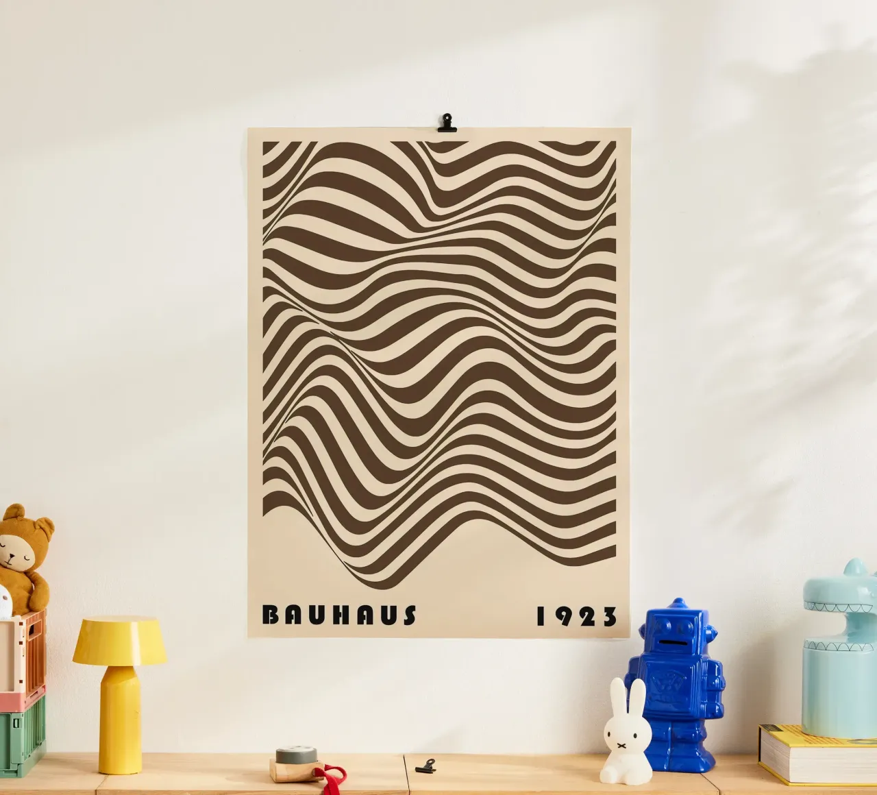 Bauhaus 1923 poster con telaio in alluminio da Narciso