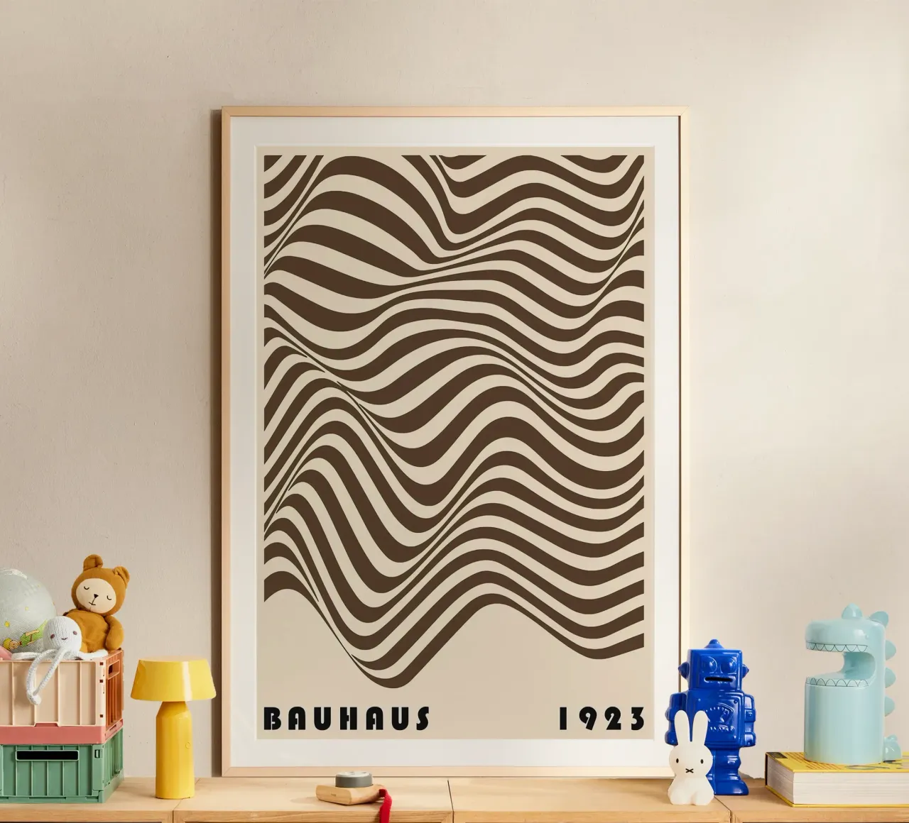 Bauhaus 1923 poster con telaio in alluminio da Narciso