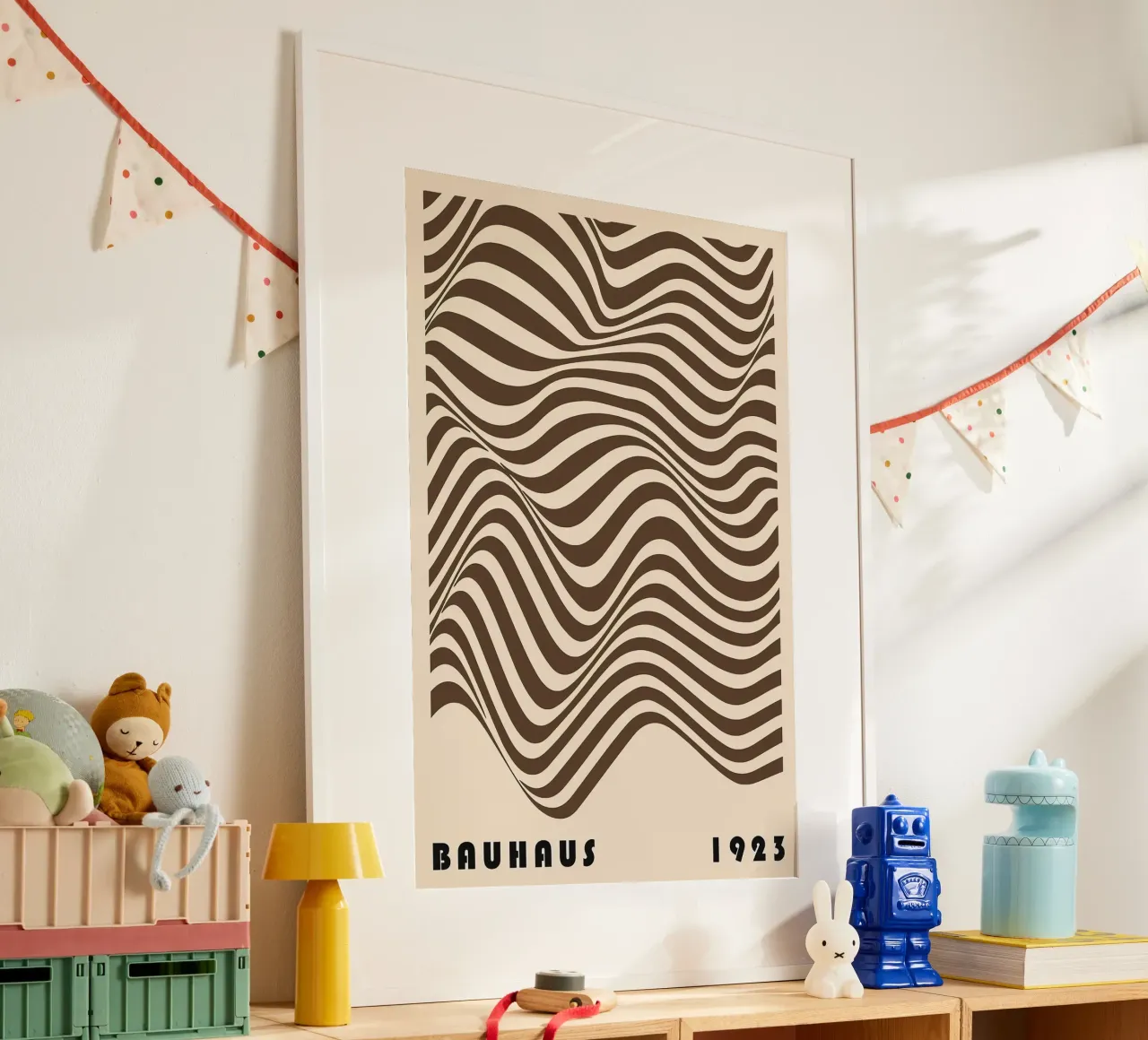 Bauhaus 1923 poster con telaio in alluminio da Narciso