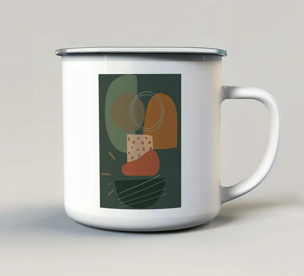 shape random food tazza in smalto da comura