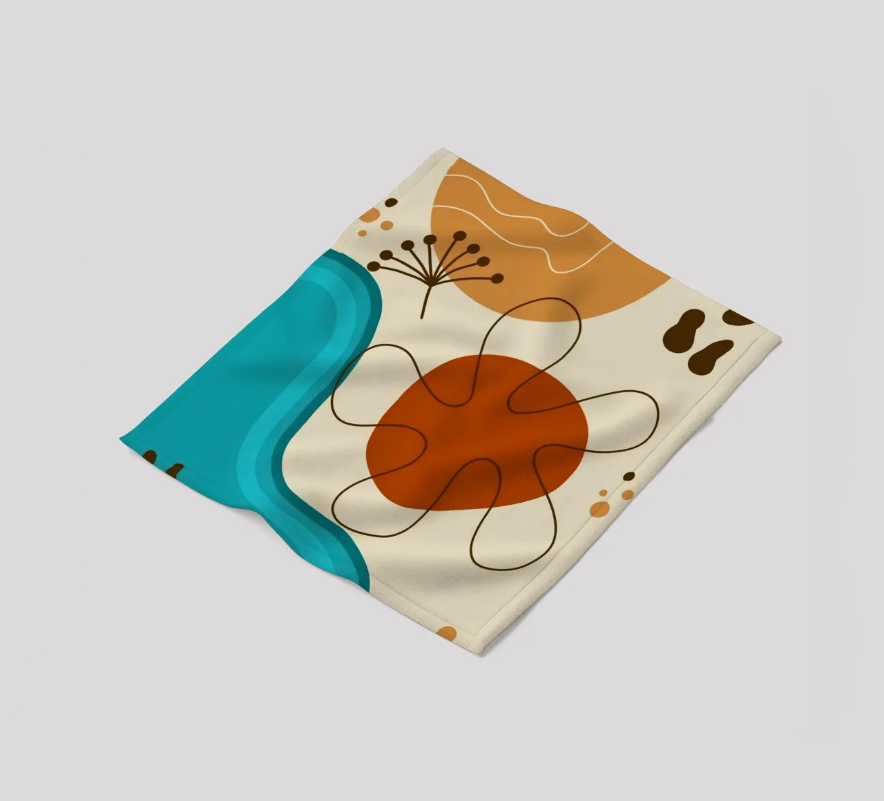 funny color shape coperta in pile da comura