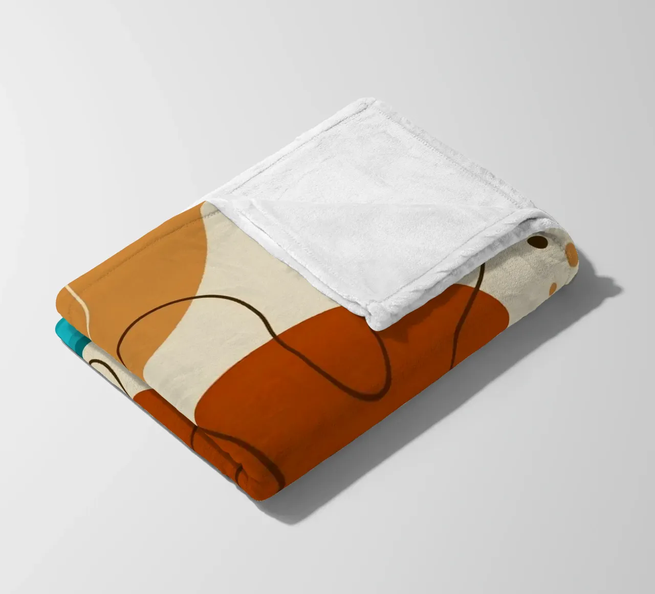 funny color shape coperta in pile da comura