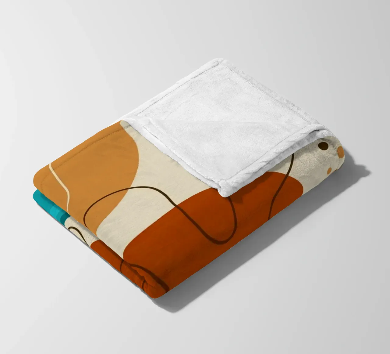 funny color shape coperta in pile da comura