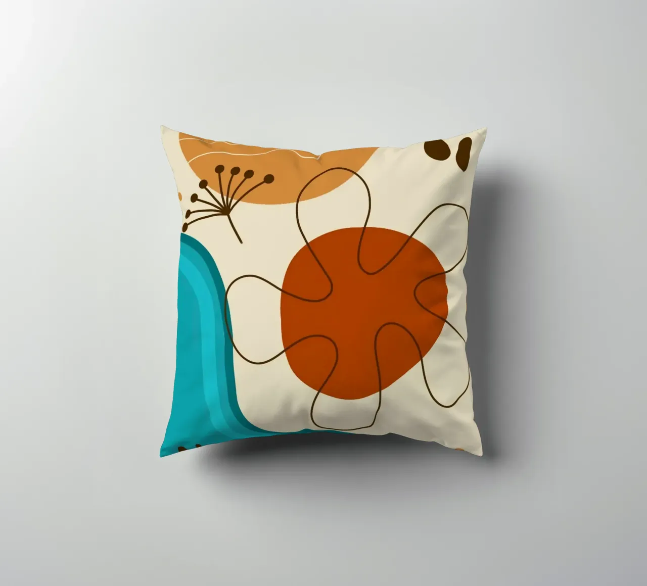 funny color shape cuscino da comura