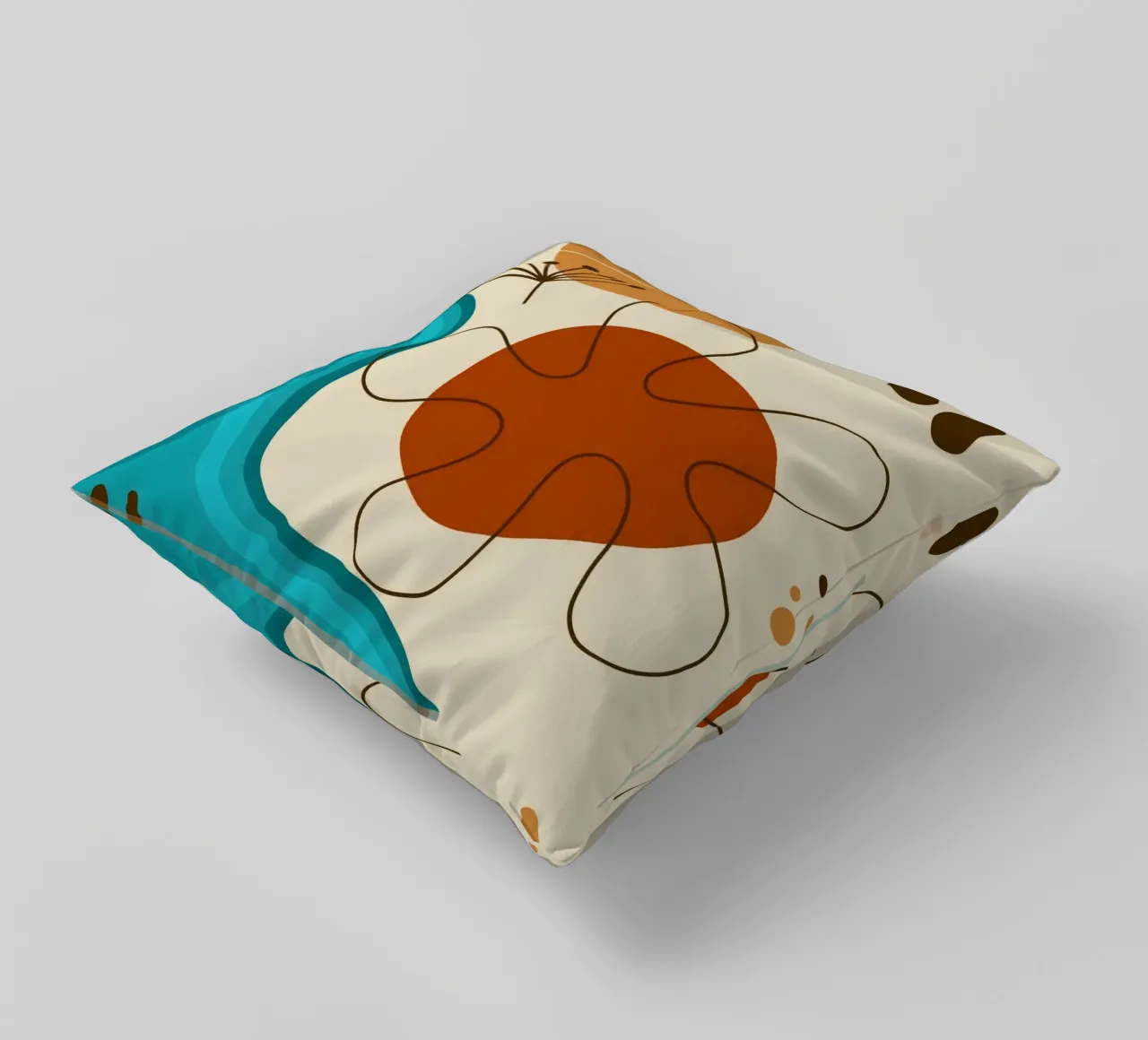 funny color shape cuscino da comura
