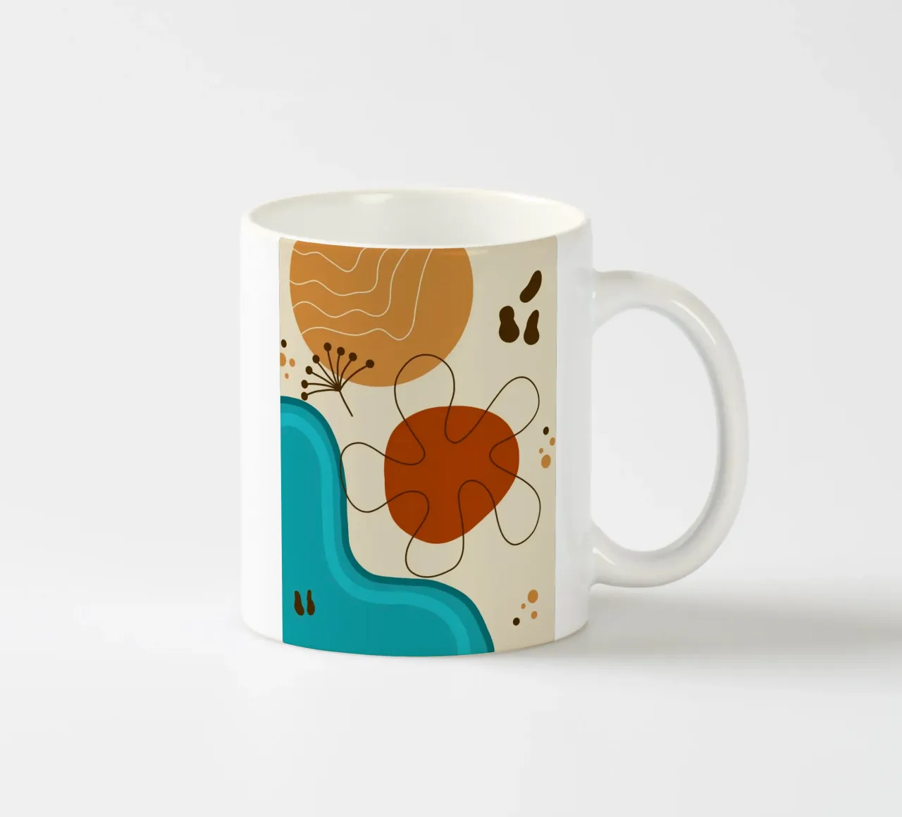 funny color shape tazza in ceramica da comura
