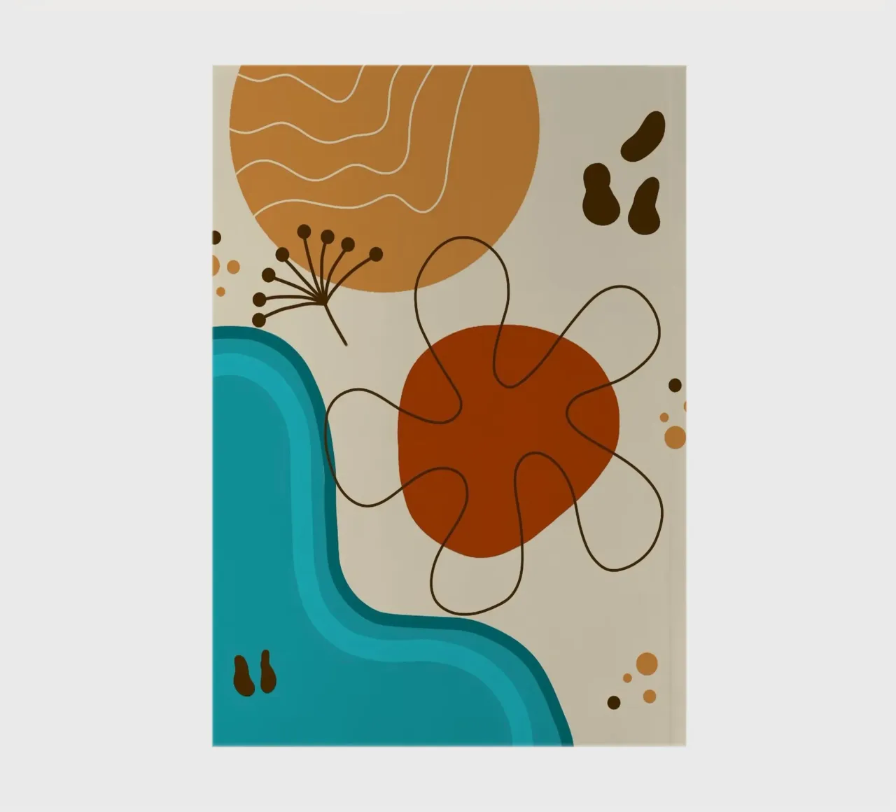 funny color shape notebook by comura