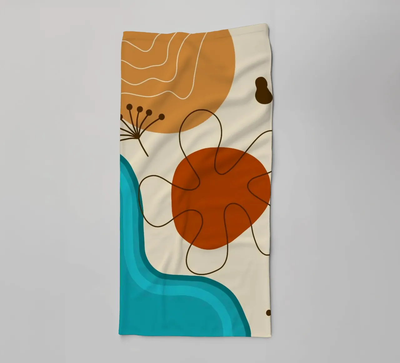 funny color shape asciugamano da bagno da comura