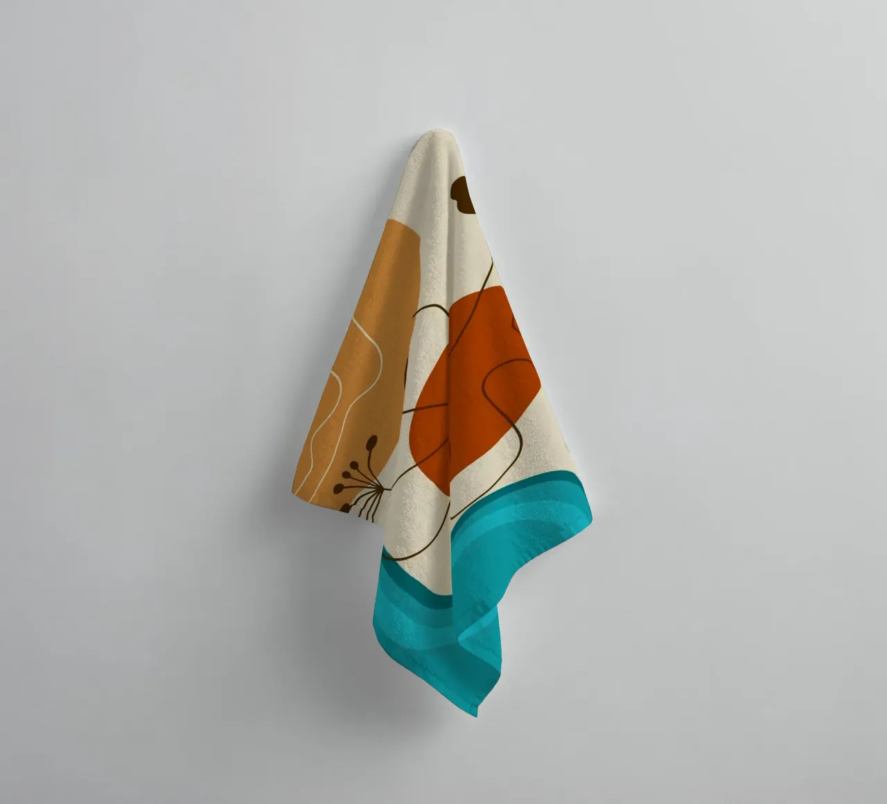 funny color shape asciugamano da bagno da comura