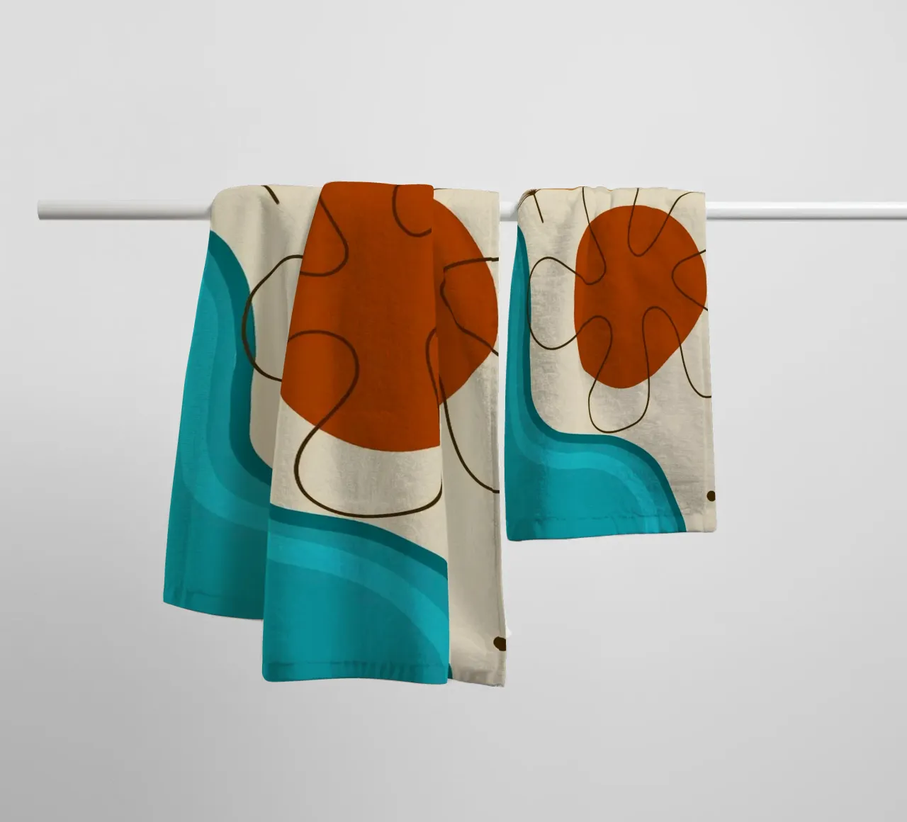 funny color shape asciugamano da bagno da comura
