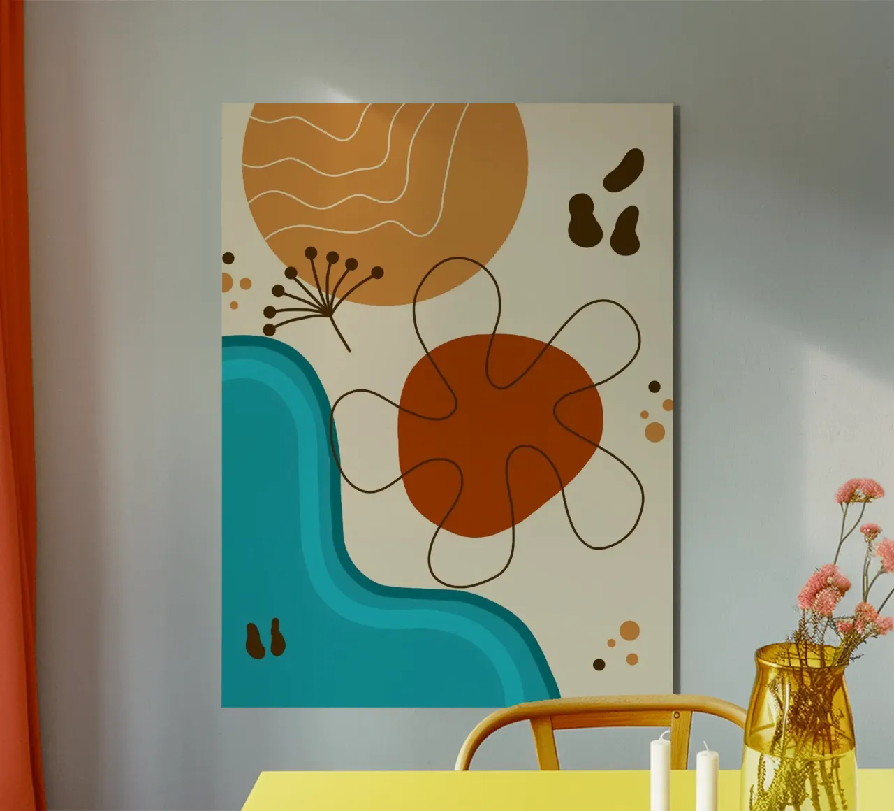 funny color shape alluminio dibond da comura